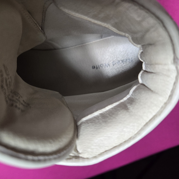 Naked Wolfe Art Wicked Leather Platform Boots Retro  Chunky Heel Women's Sz 10 - Picture 8 of 16